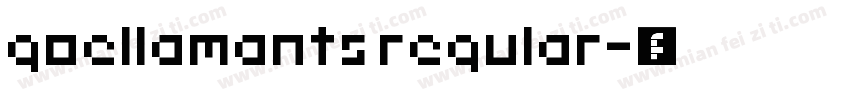 goellamants regular字体转换